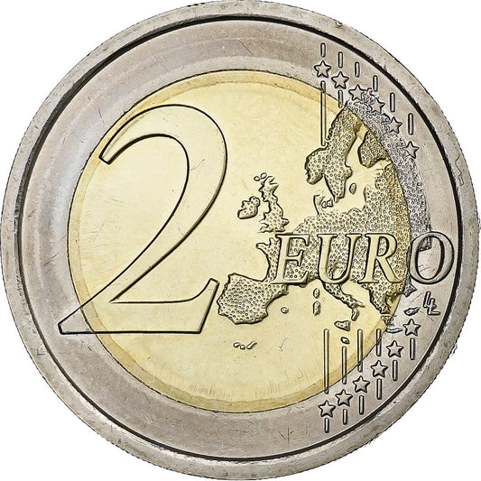 Taliansko, 
  
  2 eurá, 
  
  Leonardo Da Vinci