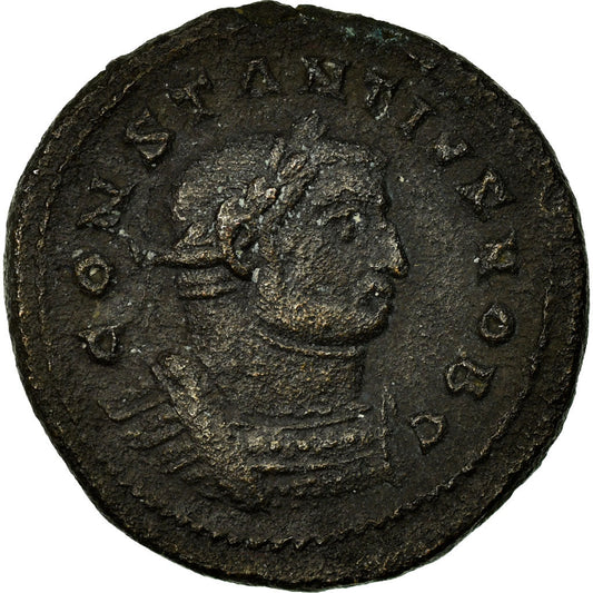 minca, 
  
  Constantius I. 
  
  Follis