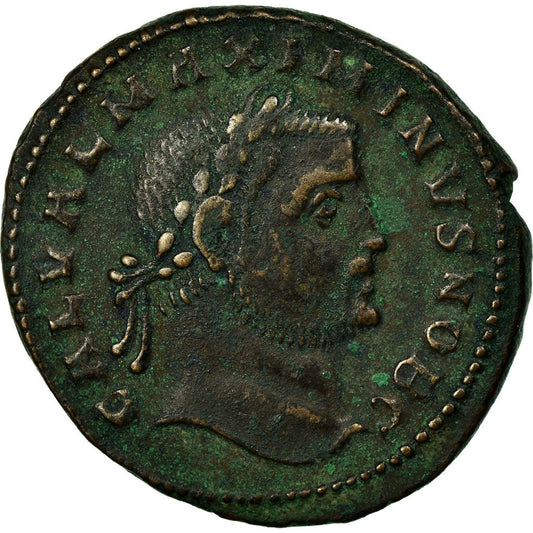 minca, 
  
  Maximinus II, 
  
  Follis