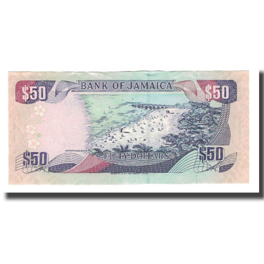 bankovka, 
  
  jamajka, 
  
  50 dolárov