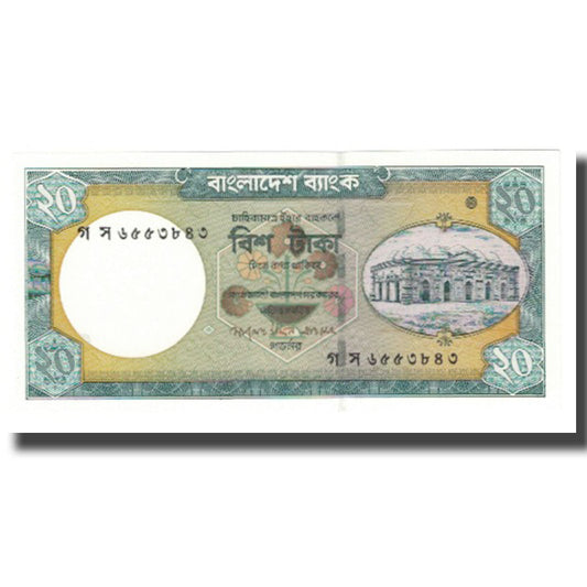 bankovka, 
  
  Bangladéš, 
  
  20 Taka