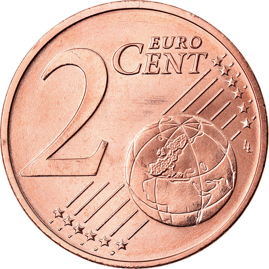 Rakúsko, 
  
  2 euro centy, 
  
  2017