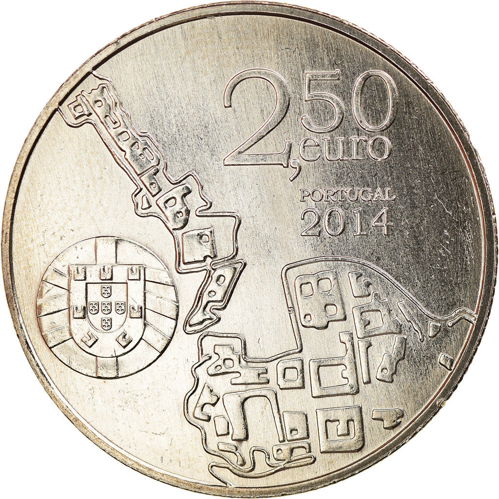 Portugalsko, 
  
  2-1/2 eura, 
  
  Univerzita Coimbra