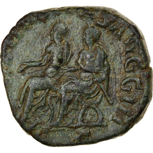 minca, 
  
  Filip II., 
  
  Sestertius