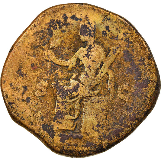 minca, 
  
  Faustína II. 
  
  Sestertius